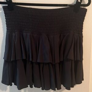 Express Flowy mini black skirt - size small